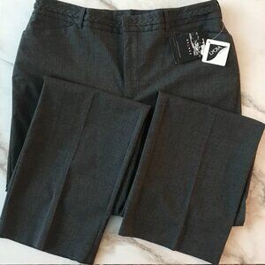 NWT Axcess Slacks Dark Charcoal Gray Office Corporate Pants 12